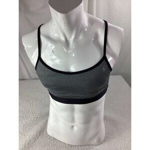 Danskin Gray Sports Bra*Black Mesh Back*Adjustable Straps*Sissy*Cosplay*Femboy*M